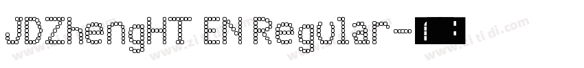 JDZhengHT EN Regular字体转换